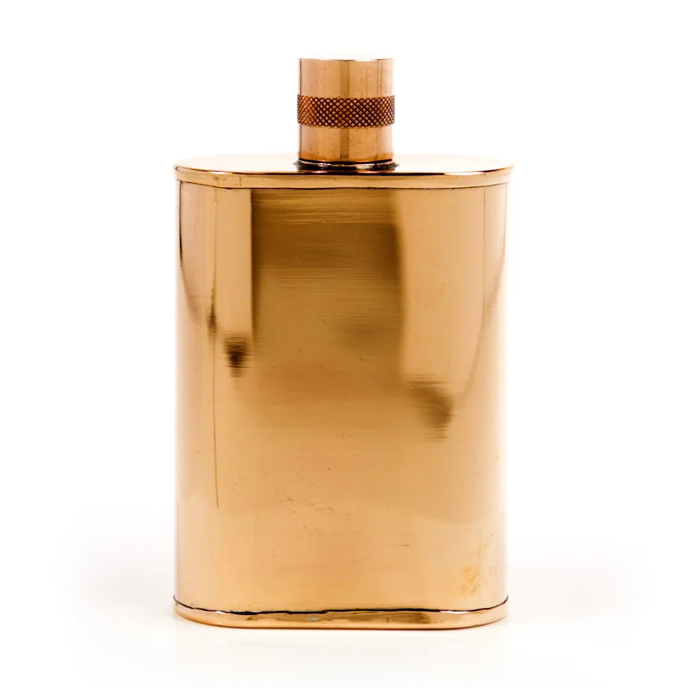 Jacob Bromwell Vermonter copper flask, product photograph
